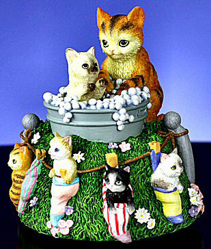 Animated Bubble Bath Music Box