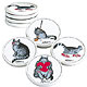 Cat Coasters Collectibles, Cat Clocks, Cat Music Boxes, Cat Jars, Cat Mugs