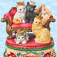Collectibles,Music Box, Cat Clocks, Cat Sculptures,Cat Figurines