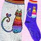 cat socks, cat design socks,Laurel Burch Sock Shop