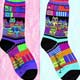 cat socks, cat design socks,Laurel Burch Sock Shop